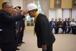 Peserta PPI diyudisium oleh Rektor UNY