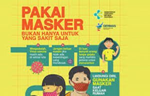 Sosialisasi pakai masker.