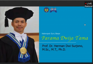 Prof Herman Dwi Surjono MSc MT PhD