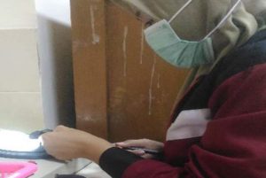 Proses penelitian di lab.