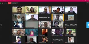 Screanshot acara webinar PBI UMBY