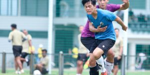 Sesi latihan Timnas u-19