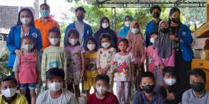 Peduli Kesehatan Anak, KKN UMBY 35 Gelar Sosialisasi Prokes di Dusun Bendo