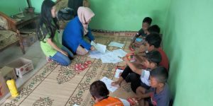 KKN 34 UMBY Adakan Lomba Mewarnai di Dusun Manggung