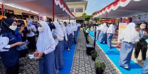 UMBY Ikuti Job and Edufair di SMK Negeri 1 Tempel