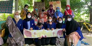 Ini, Syal Ecoprint Stylish Buatan Mahasiswa UNY