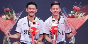 Luar biasa! Fajar/Rian Rebut Gelar Juara Denmark Open 2022  
