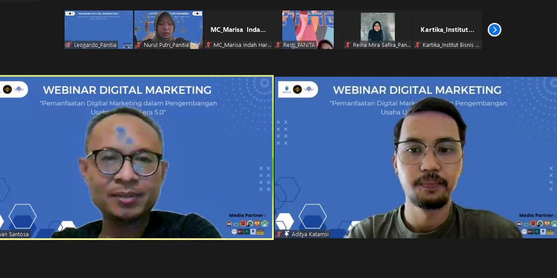 HIMAJ UMBY Gelar Webinar Pemanfaatan Digital Marketing