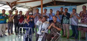 UMBY Peduli Gelar Bakti Sosial untuk Difabel  