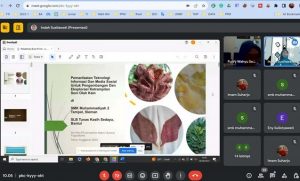 Belajar Ecoprint dari Dunia Maya bersama Tim PkM FTI UMBY