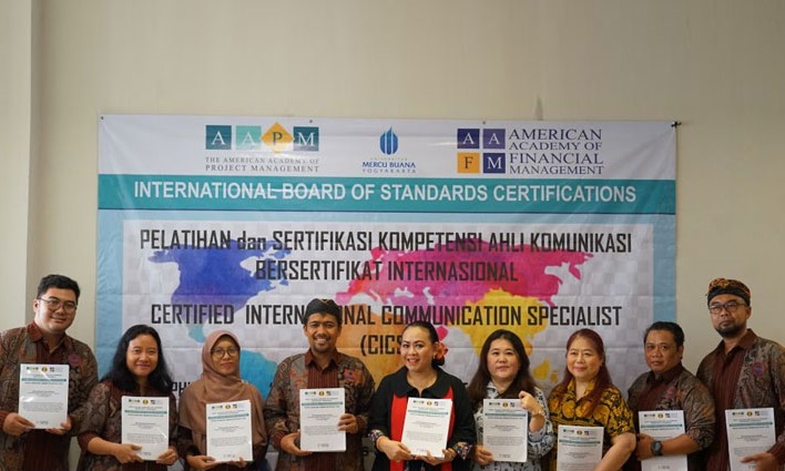 6 Dosen Ilmu Komunikasi UMBY Lulus Sertifikasi Internasional CICS