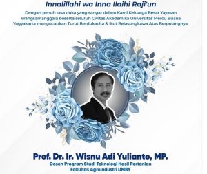 Guru Besar UMBY, Prof Wisnu Adi Yulianto Meninggal