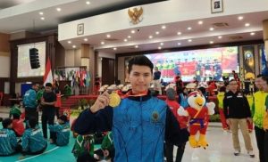 Kali Pertama Tanding di Kejuaraan Internasional, Mahasiswa UMBY Ini Raih Emas