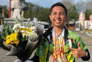 Mahasiswa UMBY Ini Raih 6 Medali di Cabor Drumband Porda DIY 2025  