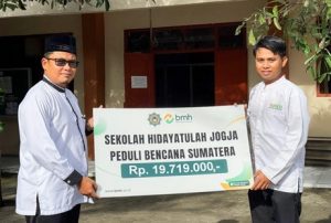 Sekolah Hidayatullah Yogya Salurkan Bantuan Peduli Bencana Aceh-Sumatra